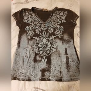 Blue Canyon Clothing Shirt, Womens Size Medium